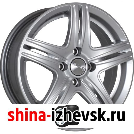 Колесный диск СКАД City 6xR15 5×112 ET47 DIA57.1 серебристый в Ижевске